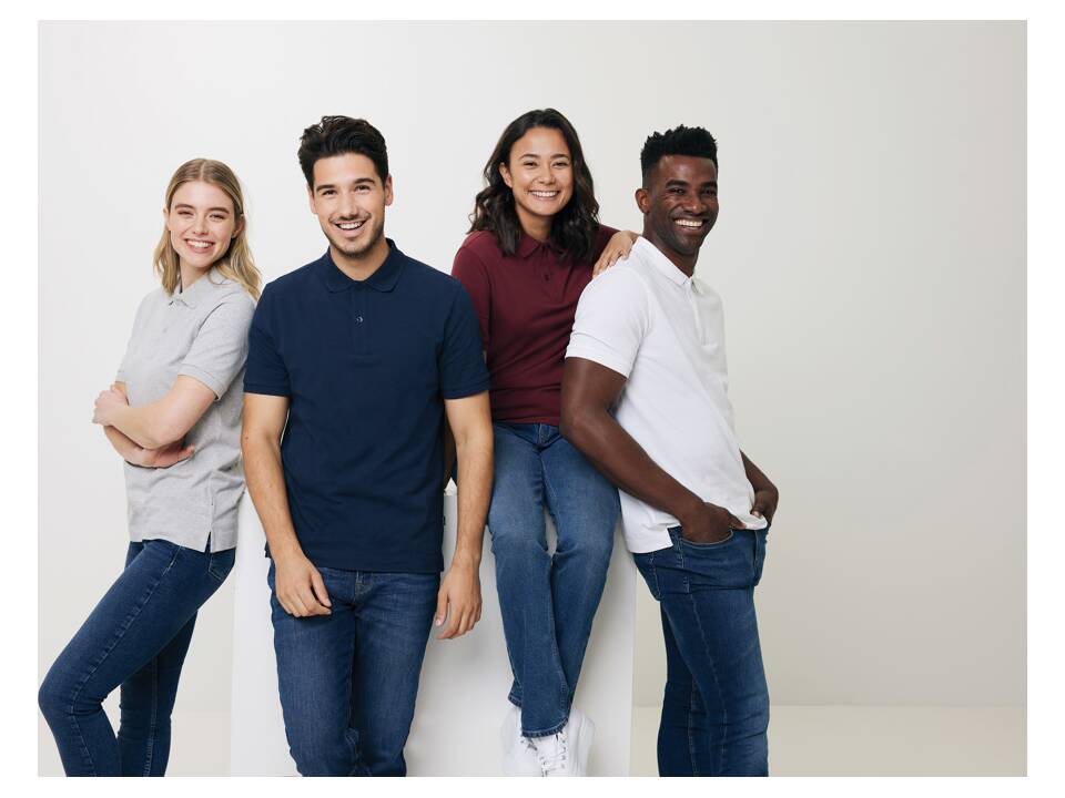 Iqoniq Yosemite recycled cotton pique polo 12