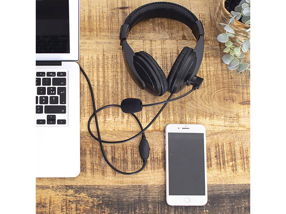 USB stereo headset with microphone 2