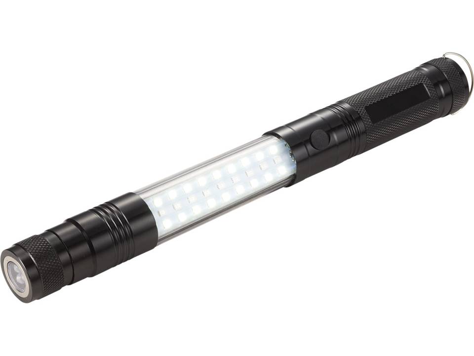 Telescopic flashlight with COB sidelight 1