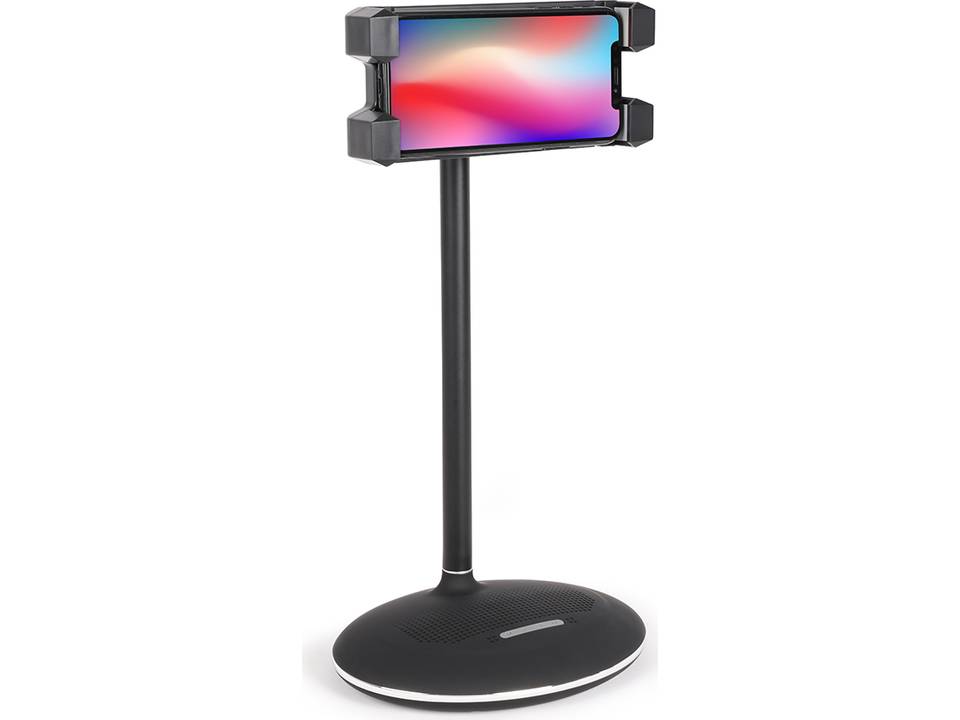 Tablet stand with speaker 6
