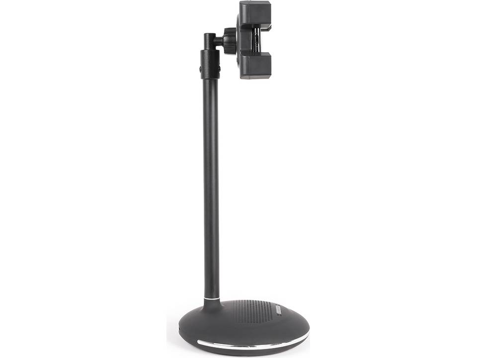 Tablet stand with speaker 7