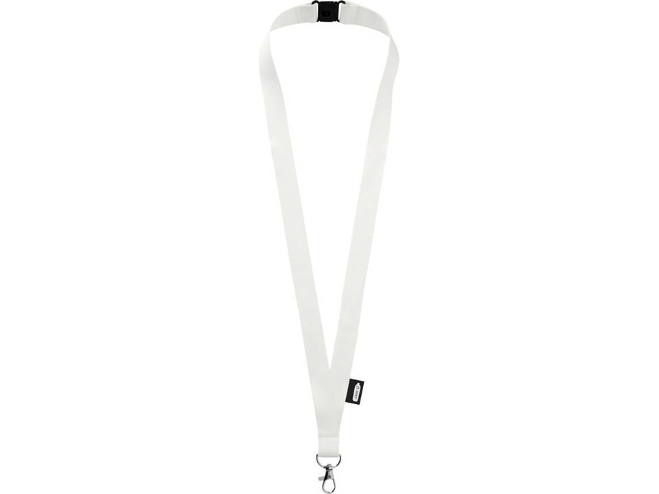 Tom recycled PET lanyard with breakaway closure 17