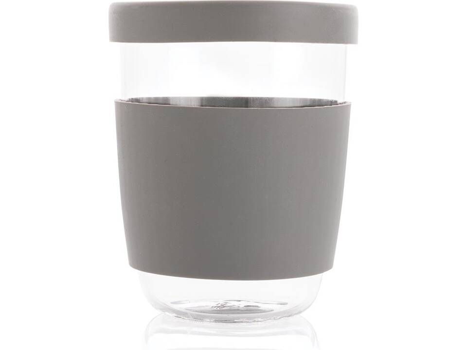 Ukiyo borosilicate glass with silicone lid and sleeve 15