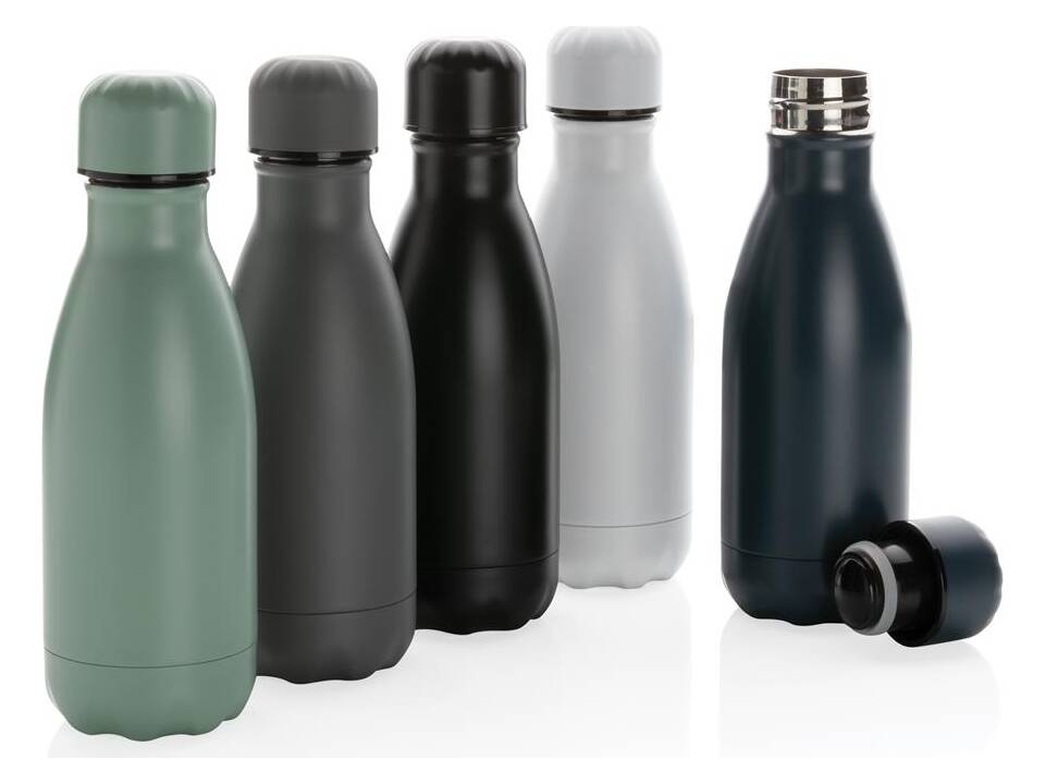 Solid colour vacuum stainless steel bottle 260ml 25