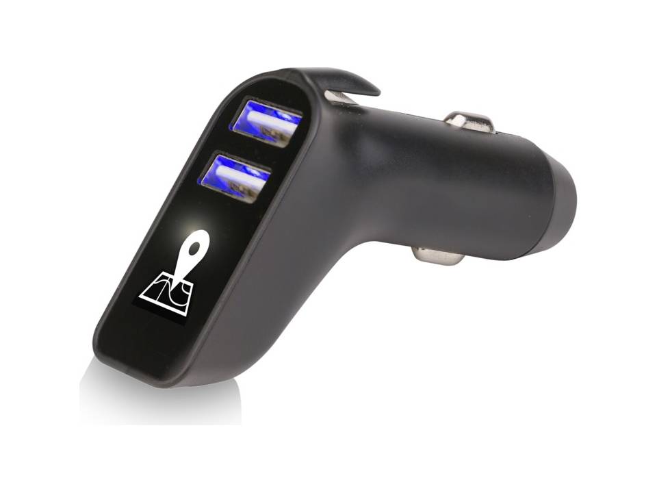 V11 GPS-autotracker met oplichtend logo