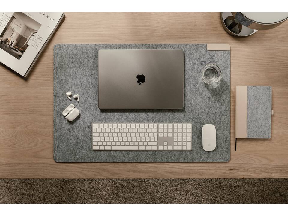 VINGA Albon GRS recycled felt desk pad 9