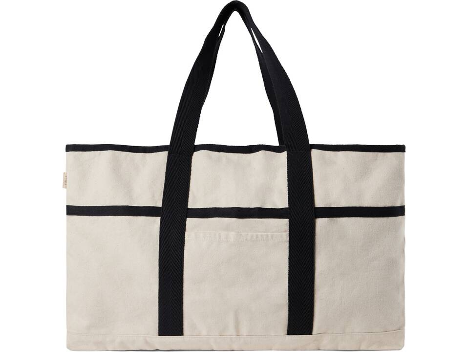 VINGA Volonne AWARE™ recycled canvas beach bag 1