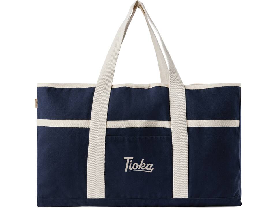 VINGA Volonne AWARE™ recycled canvas beach bag 6