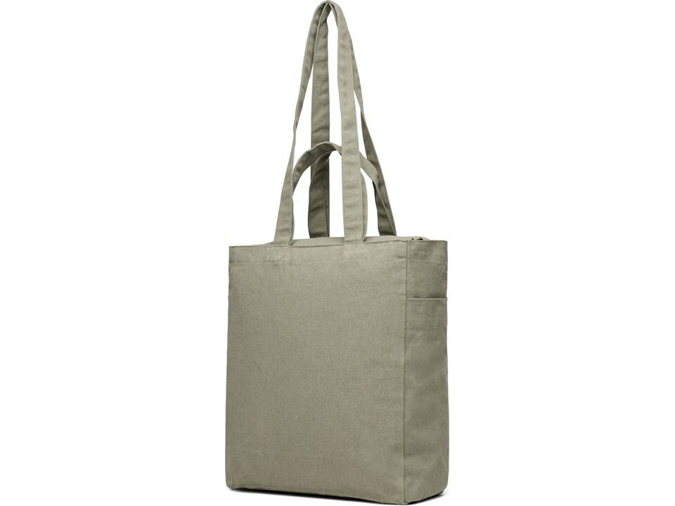VINGA Hilo AWARE™ recycled canvas zip tote 10