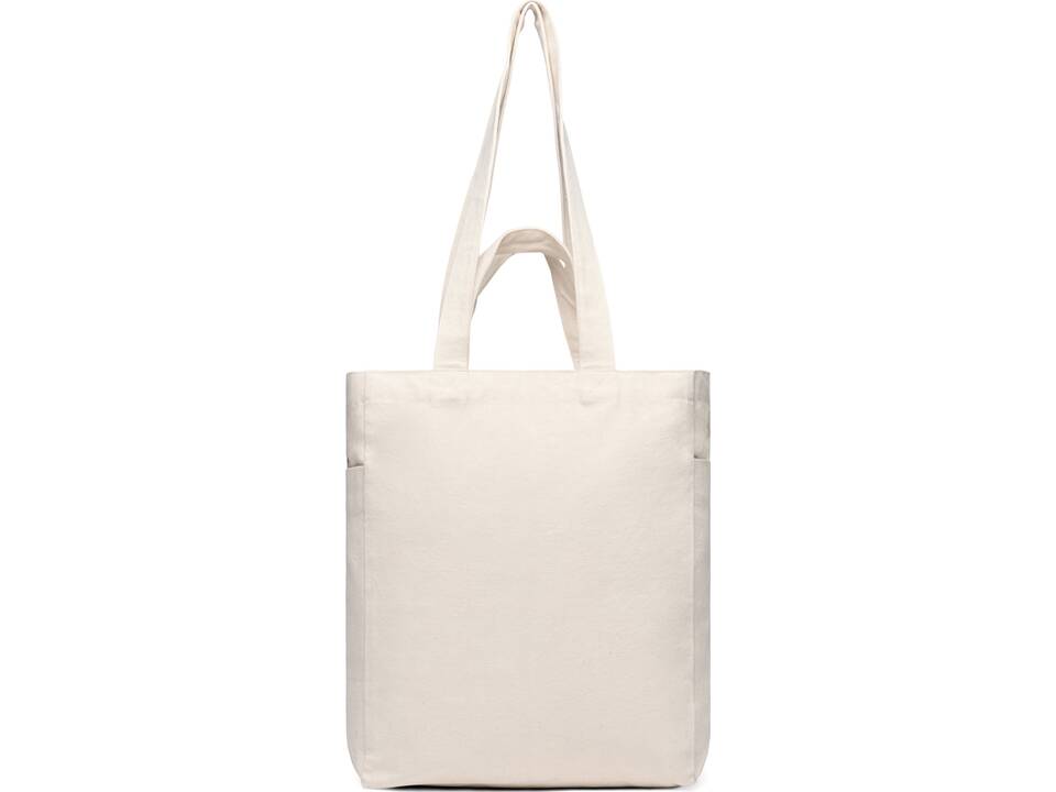 VINGA Hilo AWARE™ recycled canvas zip tote 18