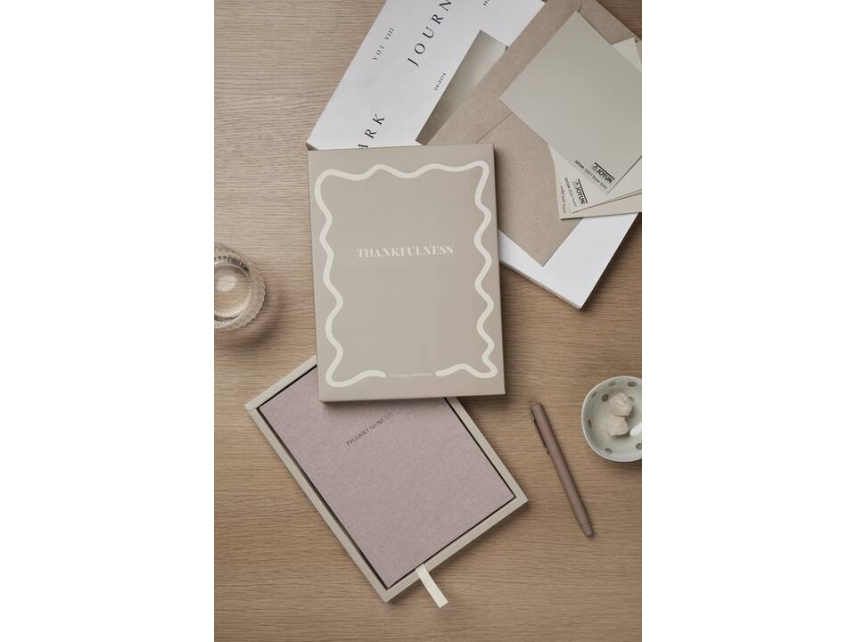 VINGA Thankfulness GRS recycled paper journal 1