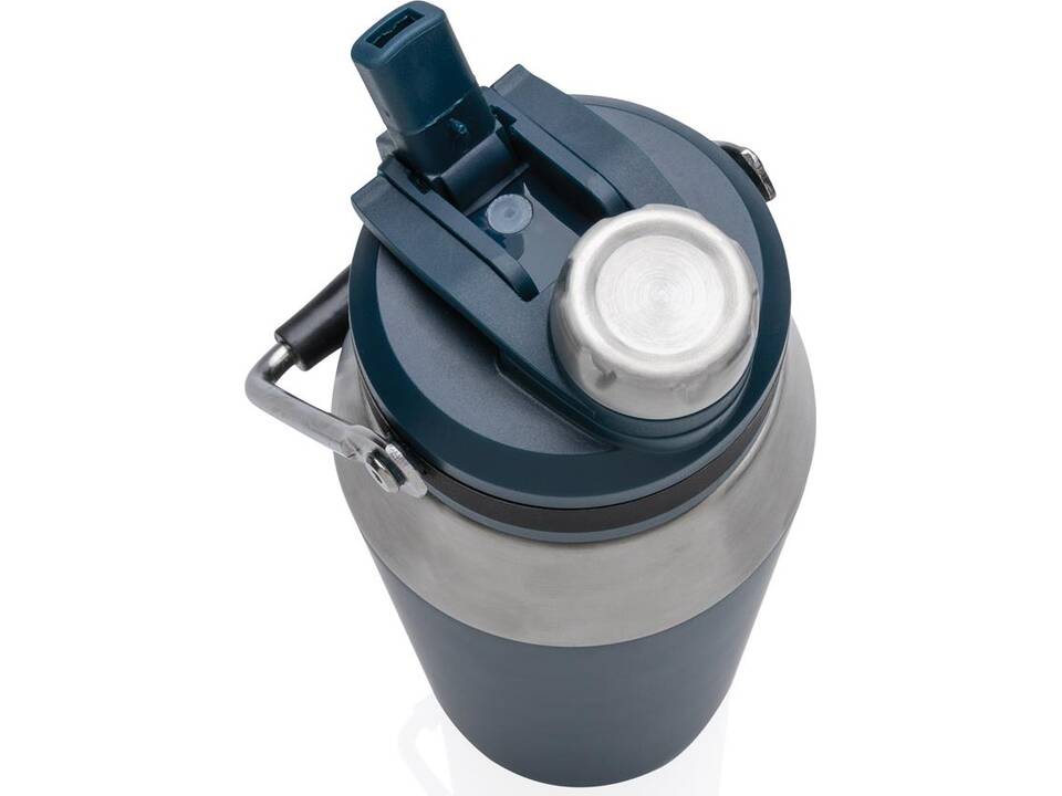 Vacuum stainless steel dual function lid bottle 1L 14