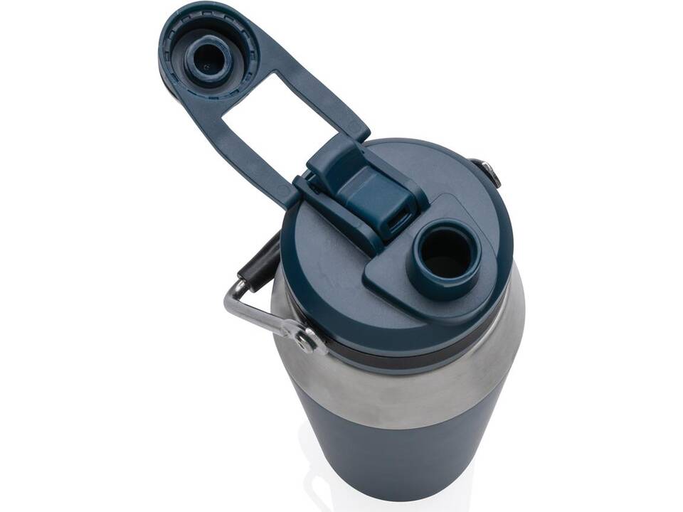 Vacuum stainless steel dual function lid bottle 1L 15