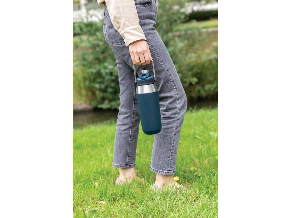 Vacuum stainless steel dual function lid bottle 1L 33