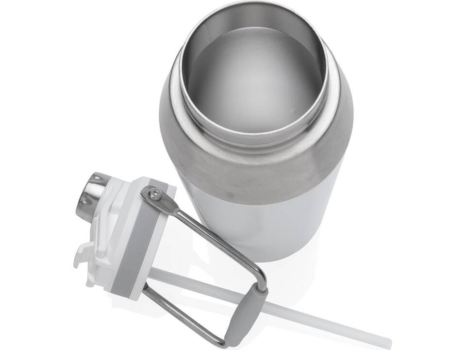 Vacuum stainless steel dual function lid bottle 1L 21