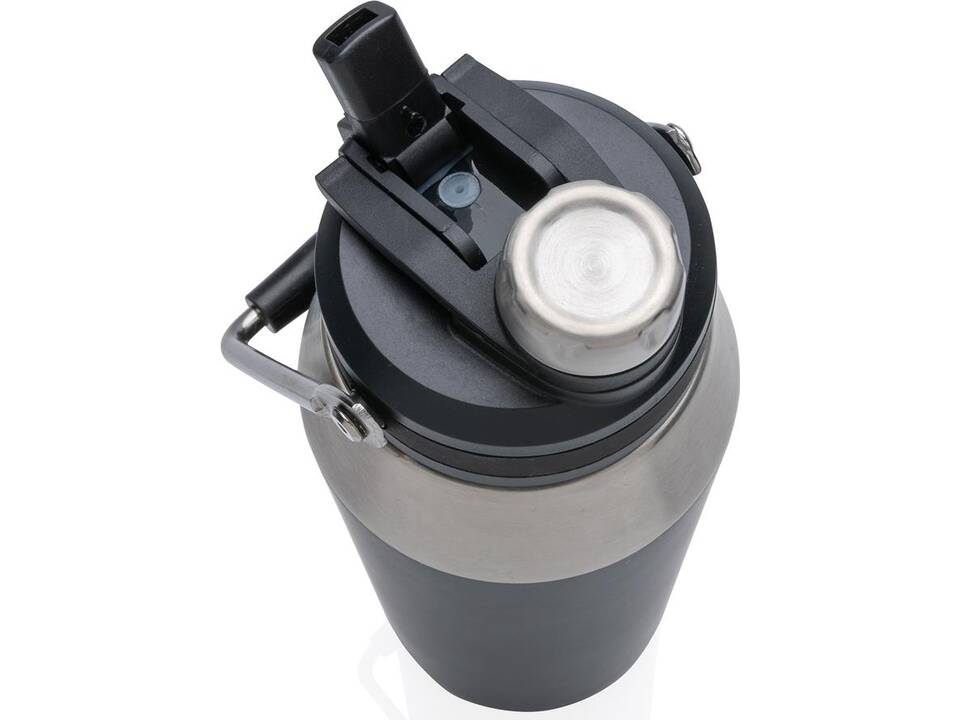 Vacuum stainless steel dual function lid bottle 1L 30