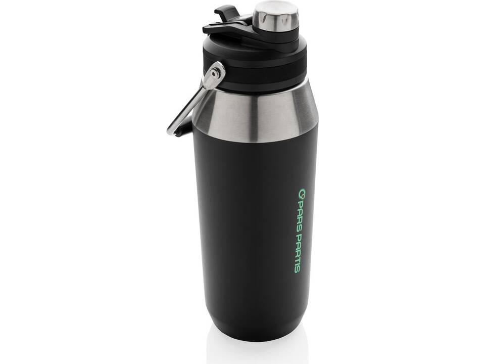 Vacuum stainless steel dual function lid bottle 1L 32