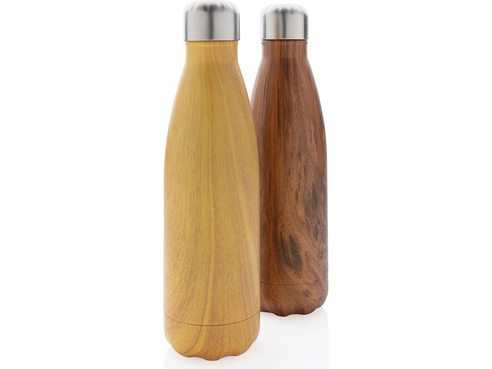 Vacuum insulated bottle with wood print - 500 ml 8