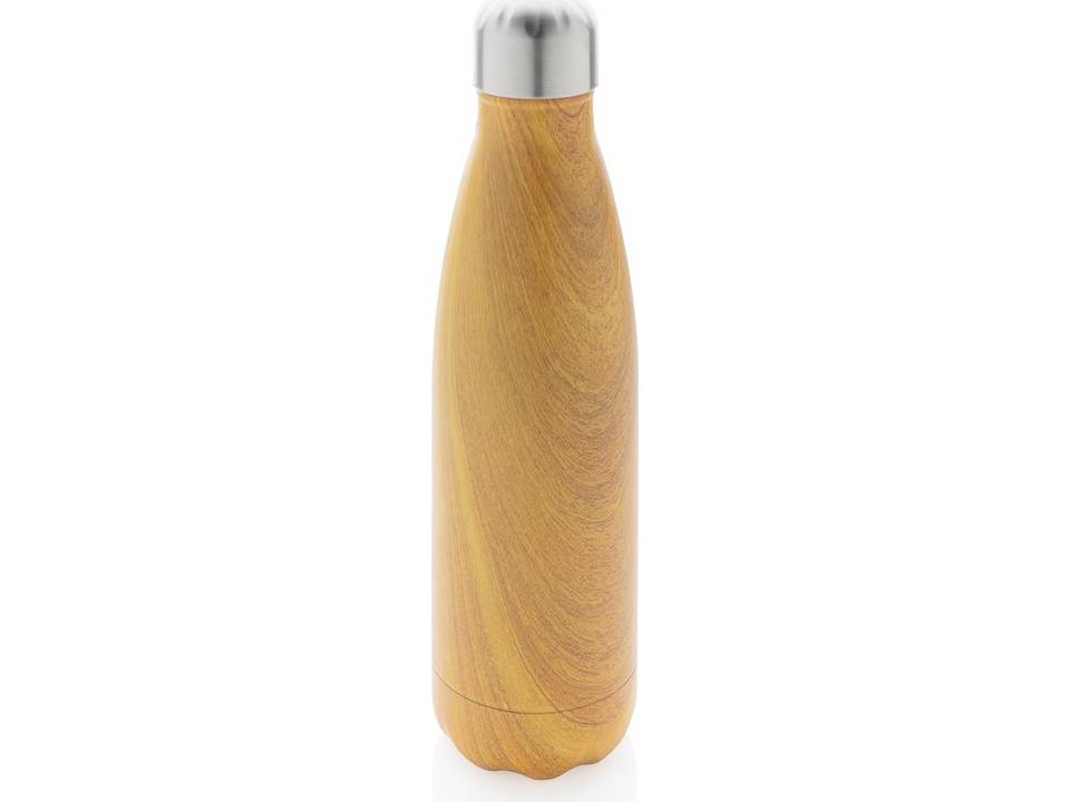 Vacuum insulated bottle with wood print - 500 ml 5