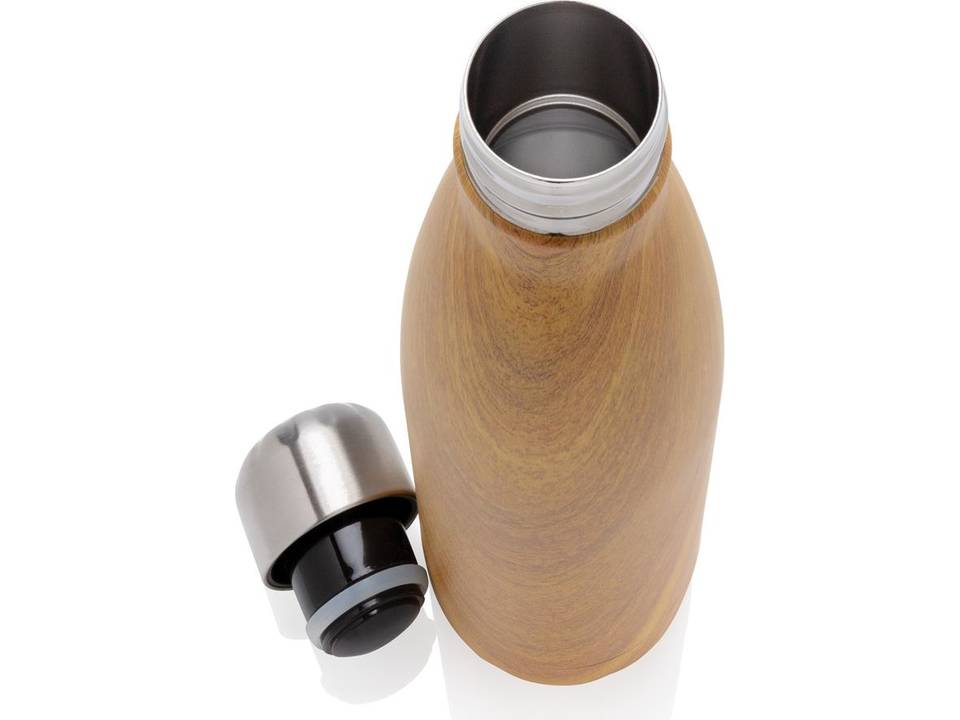 Vacuum insulated bottle with wood print - 500 ml 7