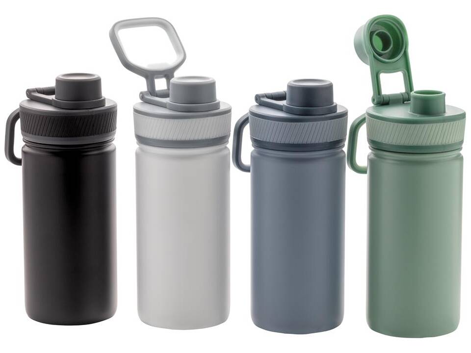 Vacuum stainless steel bottle with sports lid - 550 ml