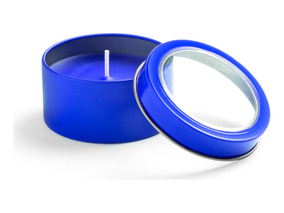 Aromatic Candle in an metallic jar 2