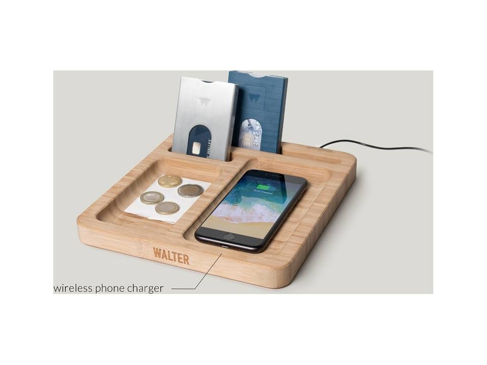 Walter Bamboo Dock wireless charger 3