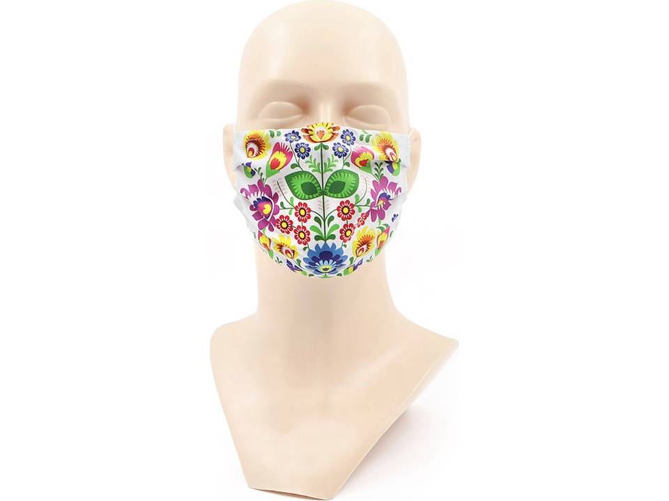 Washable mouth mask in cloth with print of your choice 10