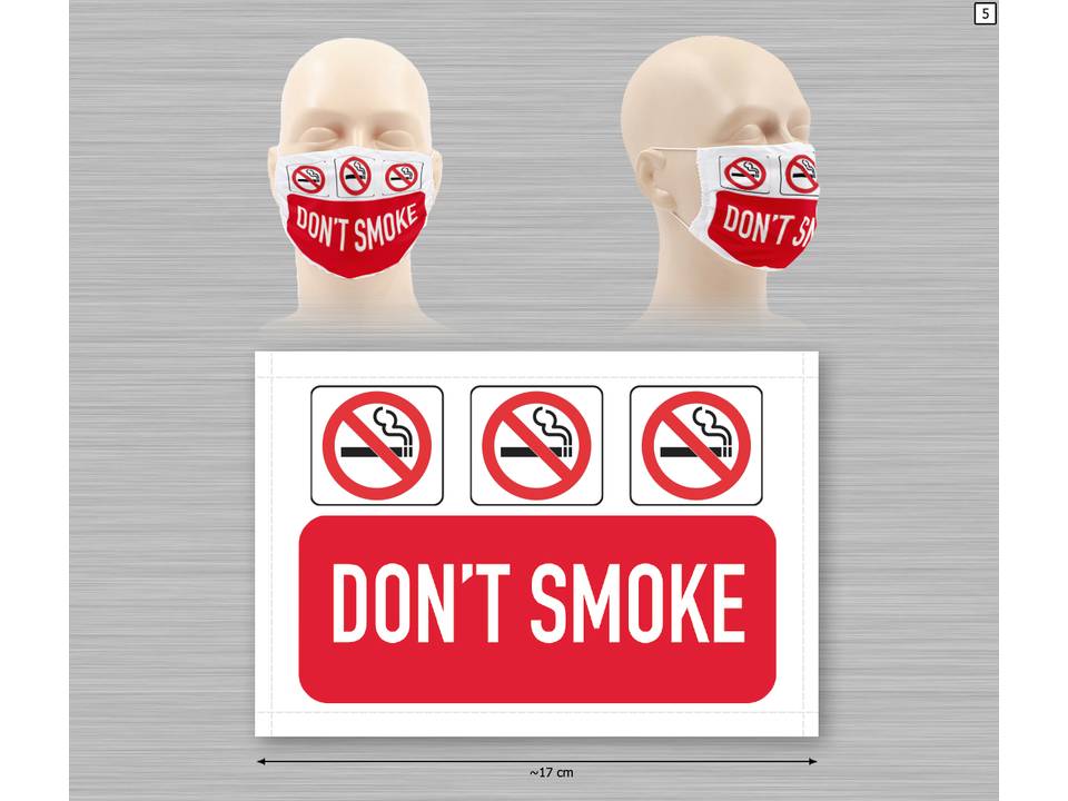 Washable mouth mask in cloth with print of your choice 5