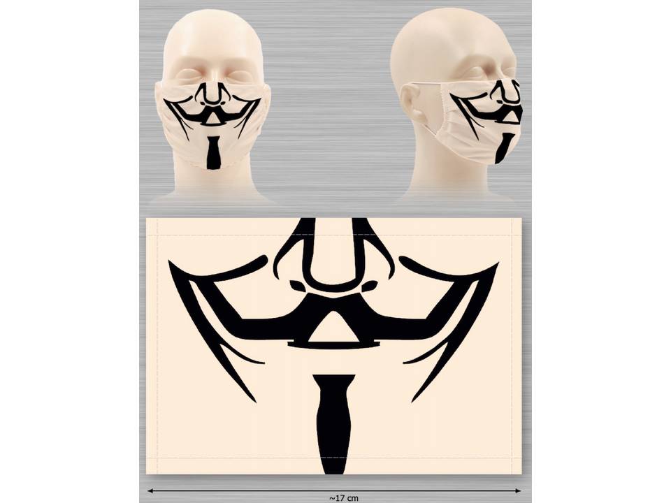 Washable mouth mask in cloth with print of your choice 22