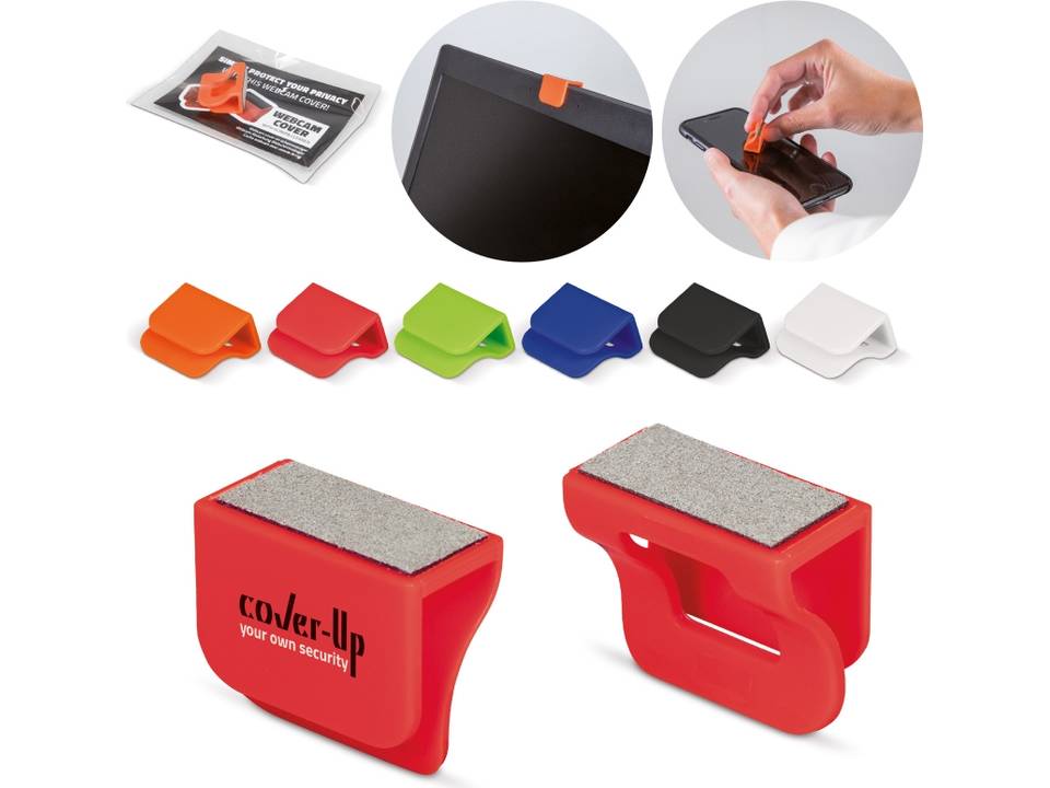 Webcam cover & schermreiniger