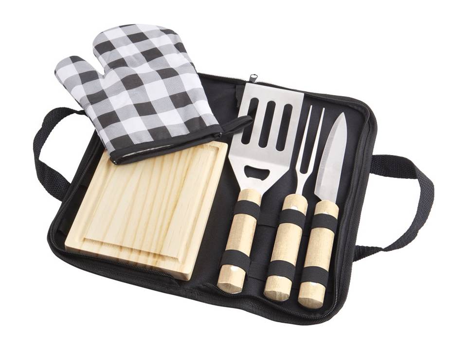 West 5 delige BBQ set bedrukken