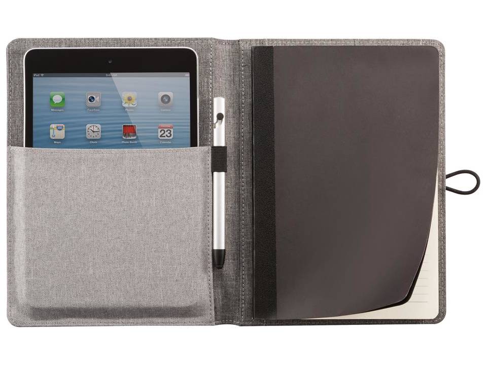 Notebook in holder 4