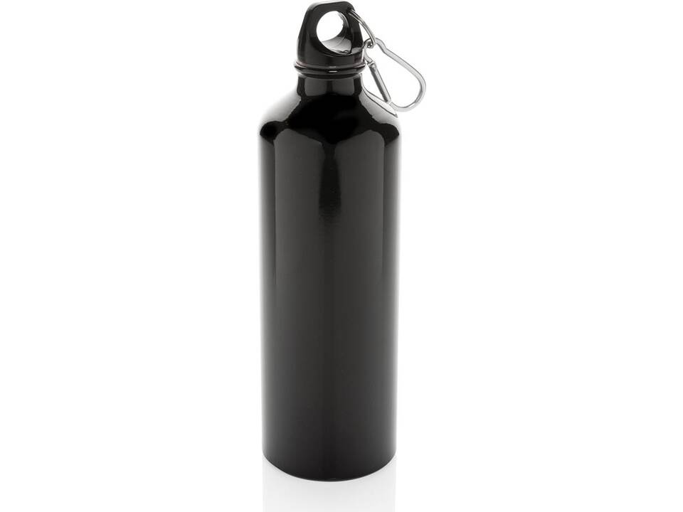 XL aluminium waterbottle with carabiner 10