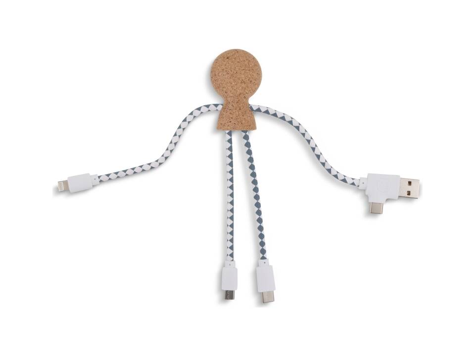 Xoopar Mr. Bio Cork Charging Cable 4