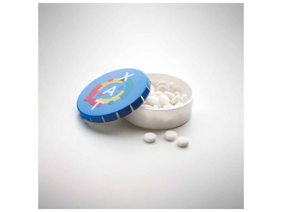 Custom-Made Plastic and Tin Click-Tin with Mints – Fully Custom Design 5