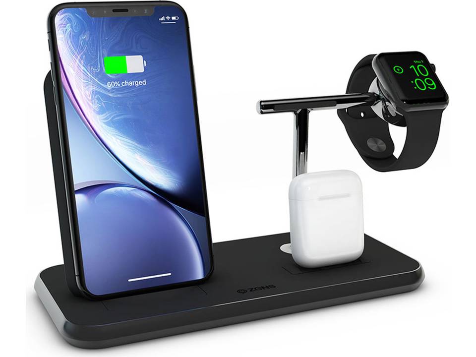 Zens Aluminium wireless charger en dock 2