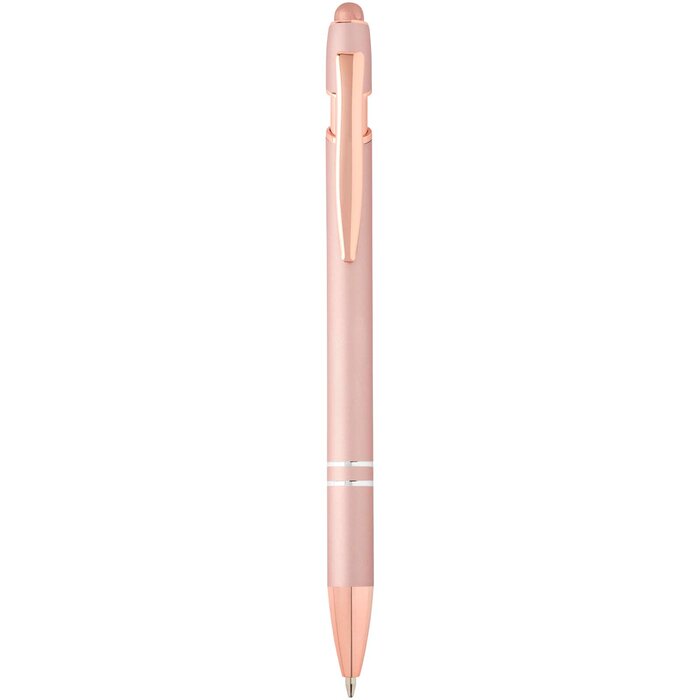 Nanna balpen met roségouden afwerking (zwarte inkt)