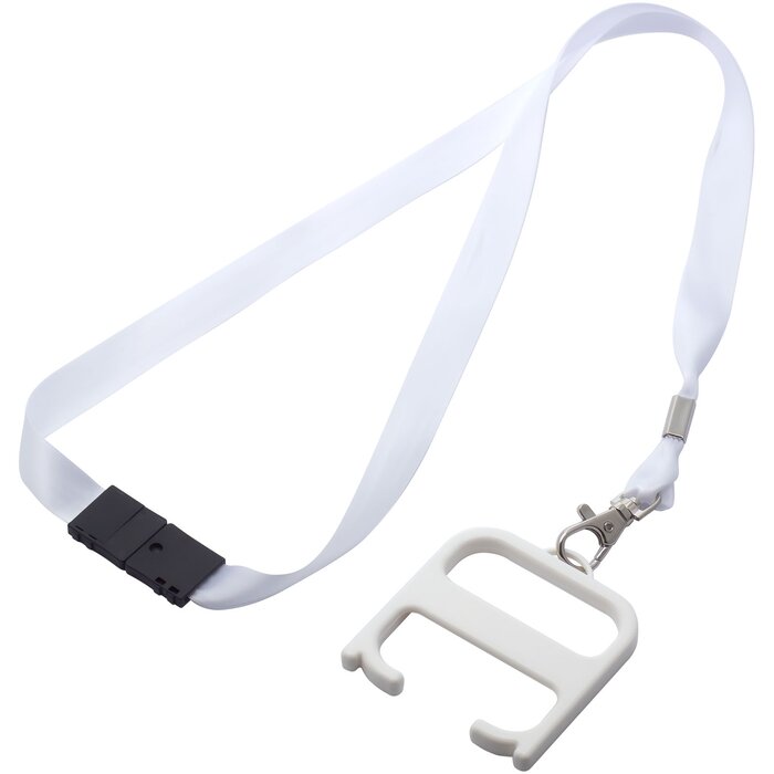 Hygiënesleutel met lanyard