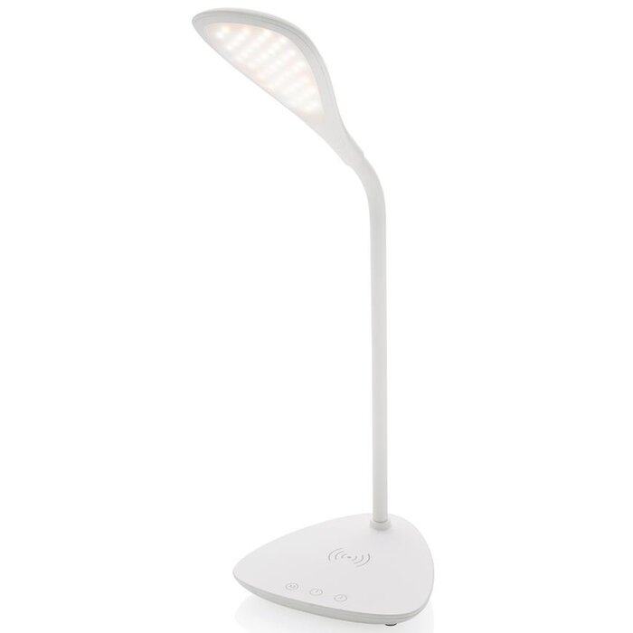 Bureau lamp met draadloos oplaadstation bedrukken