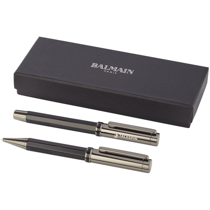 Duo pen cadeau set Balmain Orleans bedrukken