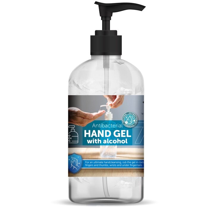 Handgel 70% alcohol - 500 ml met handpompje