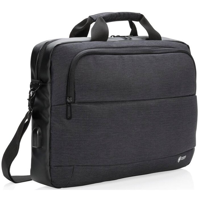 Laptop tas 15 inch - Swiss Peak modern bedrukken