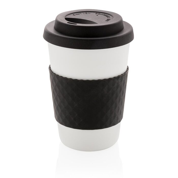 Herbruikbare koffiebeker 270ml bedrukken