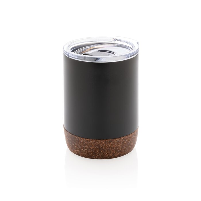 RCS gerecycled roestvrijstalen koffiebeker met kurk - 180 ml