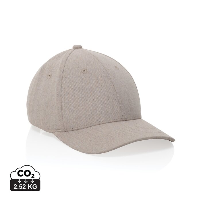 Milo AWARE™ recycled heather 6 paneel cap