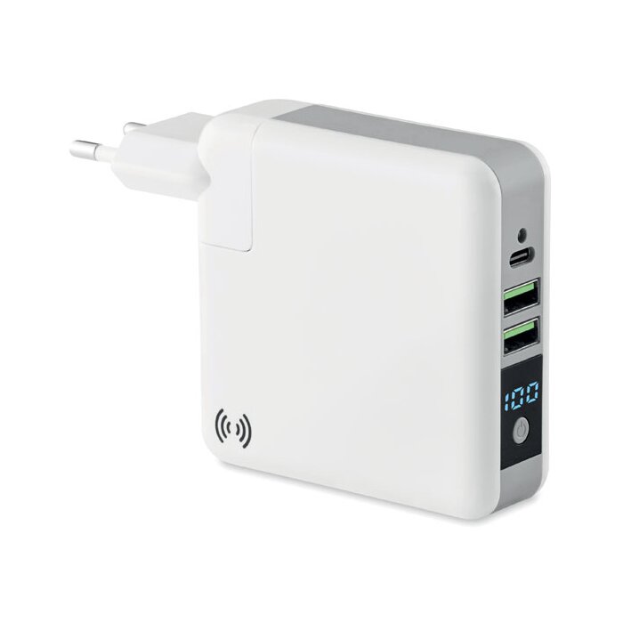 Powerbank reisadapter - 6700 mAh