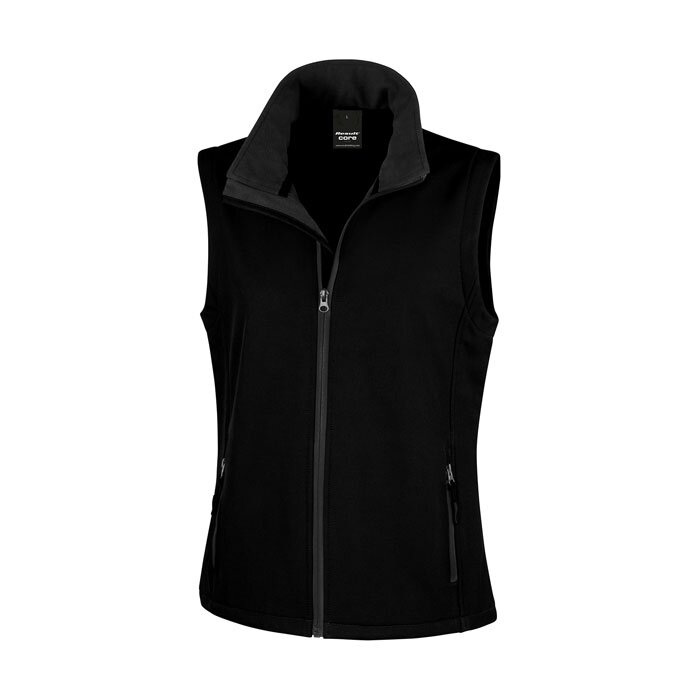 Softshell bodywarmer bedrukken