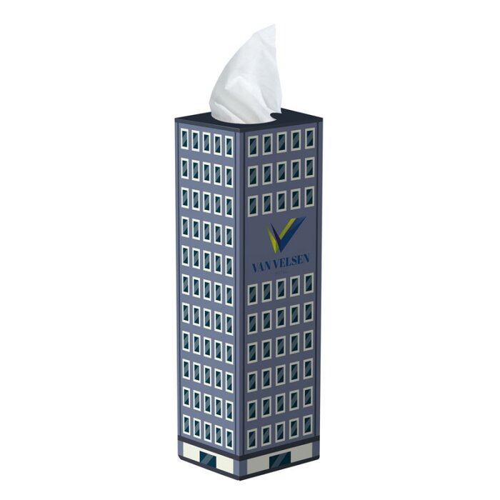 Tissue box toren bedrukken