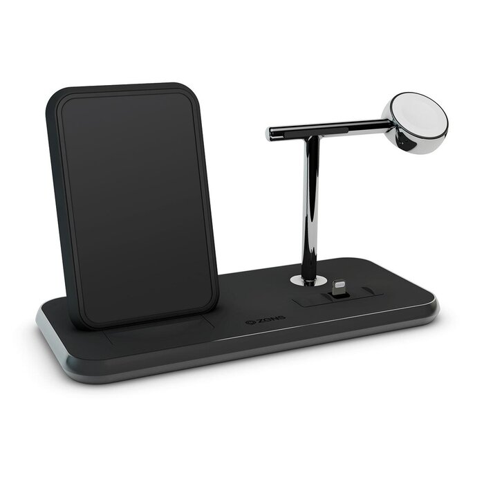 Zens Aluminium wireless charger en dock